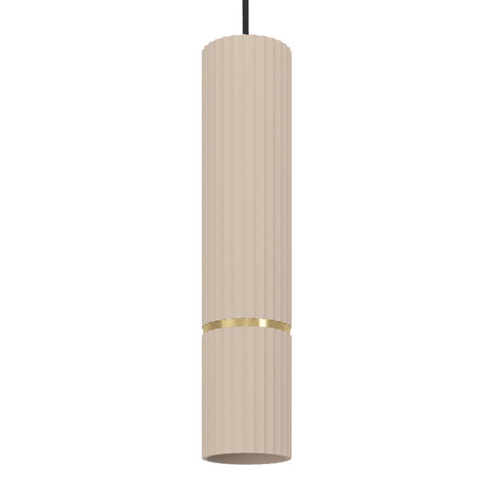Eglo Caminia pendel Ø6 cm sand/børstet messing